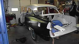 55 Chevy restoration picture 7