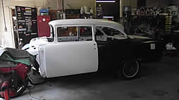 55 Chevy restoration picture 8