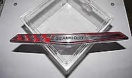 66/67 Beaumont front fender emblem